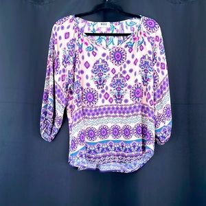 Mari billow sleeve top